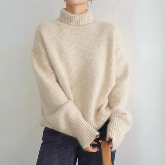 Arielle | Weicher Strick-Rollkragenpullover – Eleganz & Komfort vereint