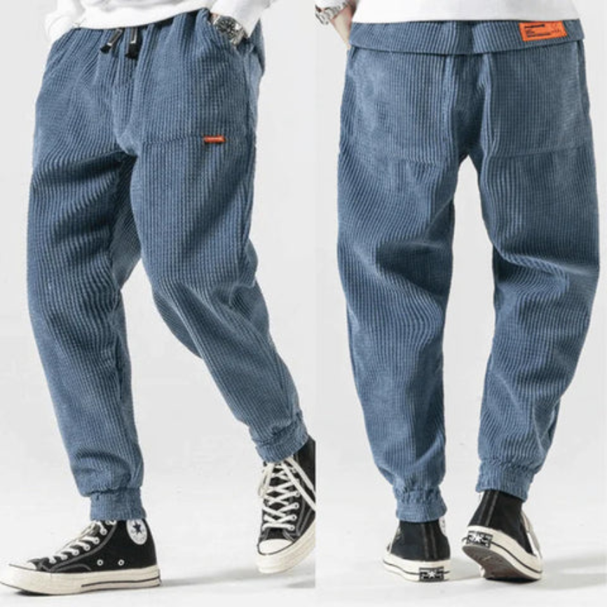 TARO | Kord-Broek in Übergröße mit Stretchbund