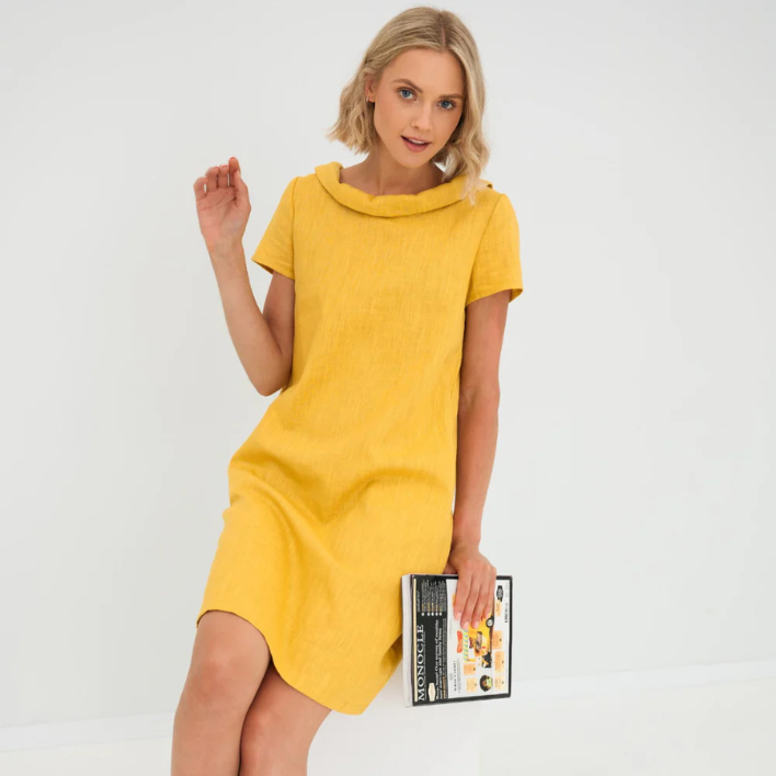 ALINA | Leichtes Leinen-Sommerkleid für Damen