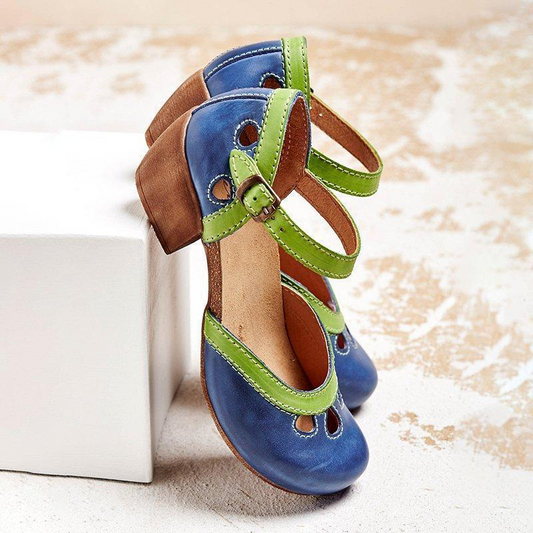Leona | Bequeme Sandalen mit niedrigem Absatz
