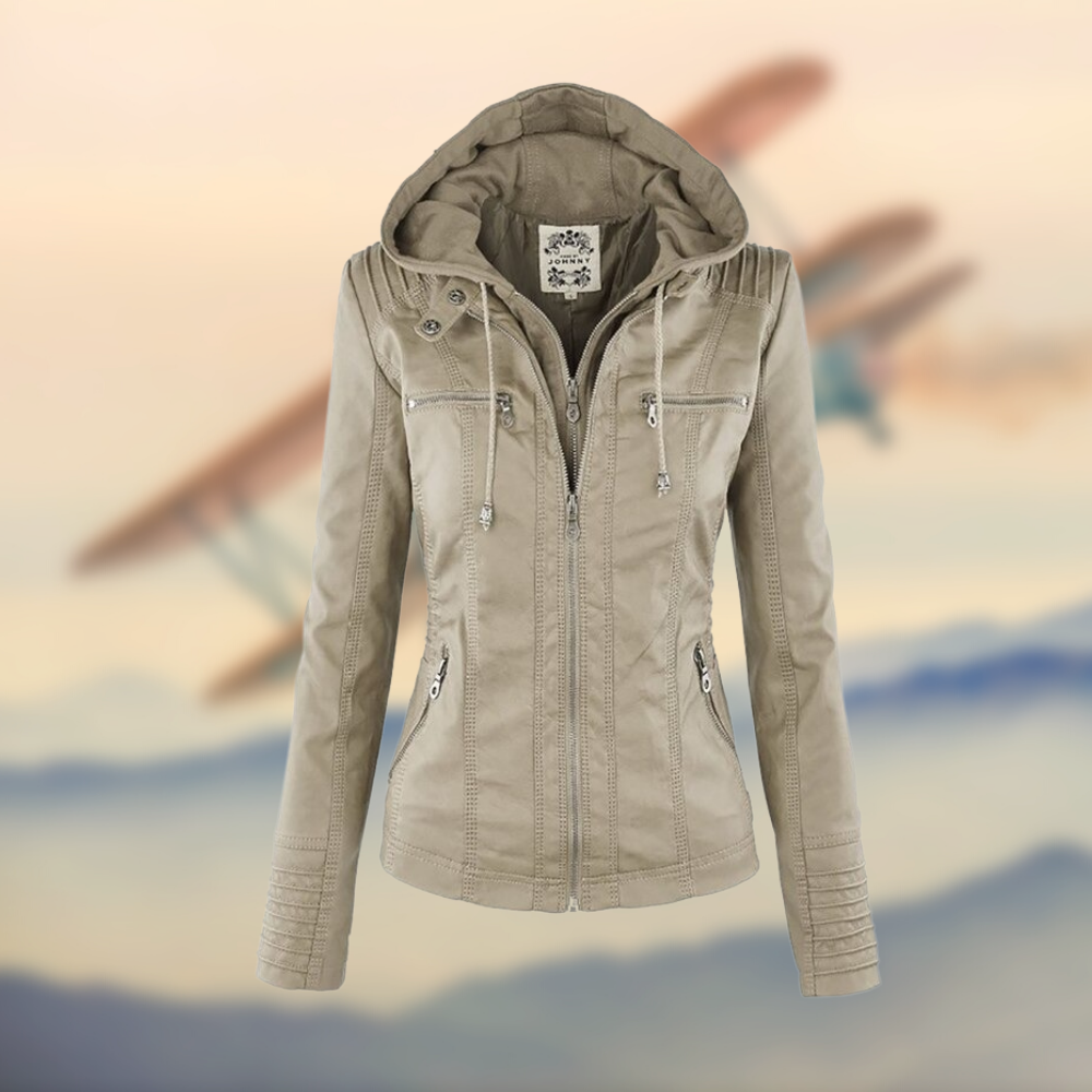 Amara | Edle Damen-Lederjacke mit modernem Design