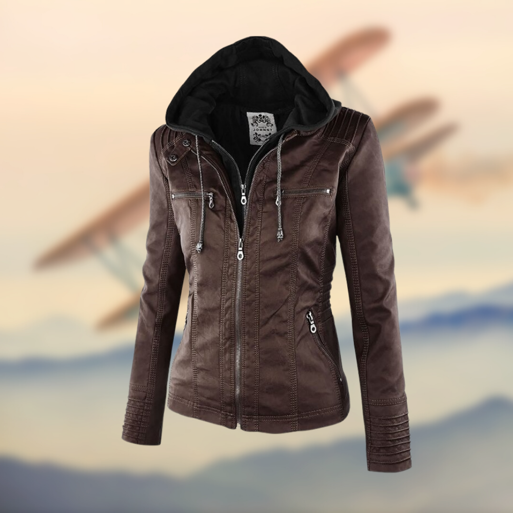 Amara | Edle Damen-Lederjacke mit modernem Design