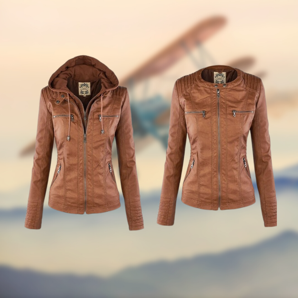 Amara | Edle Damen-Lederjacke mit modernem Design