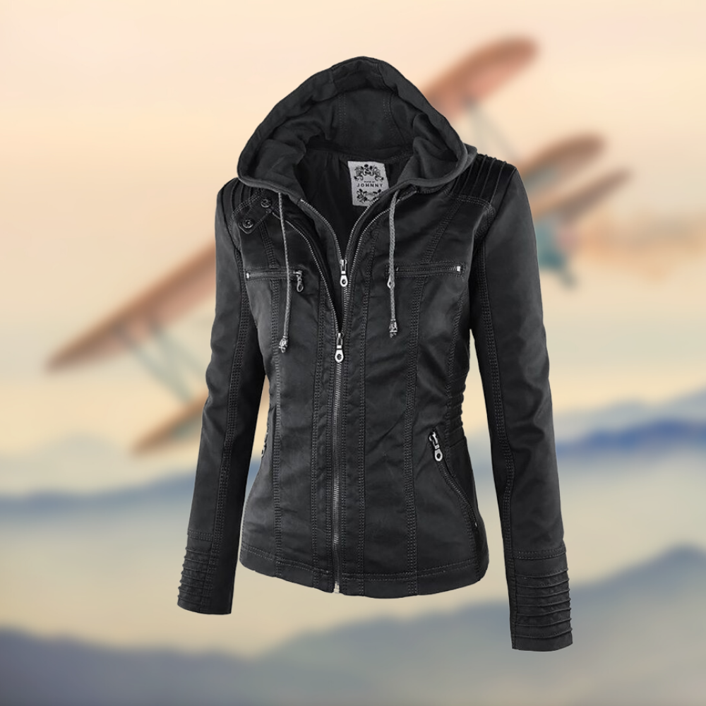 Amara | Edle Damen-Lederjacke mit modernem Design