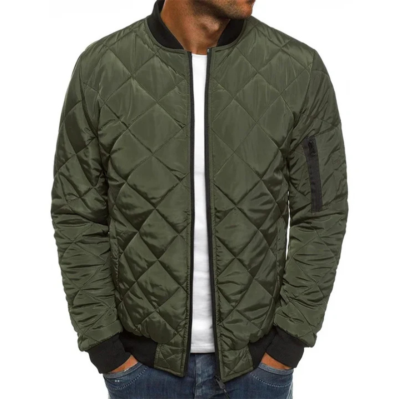 Harold | Wattierte Baumwolljacke mit Steppmuster