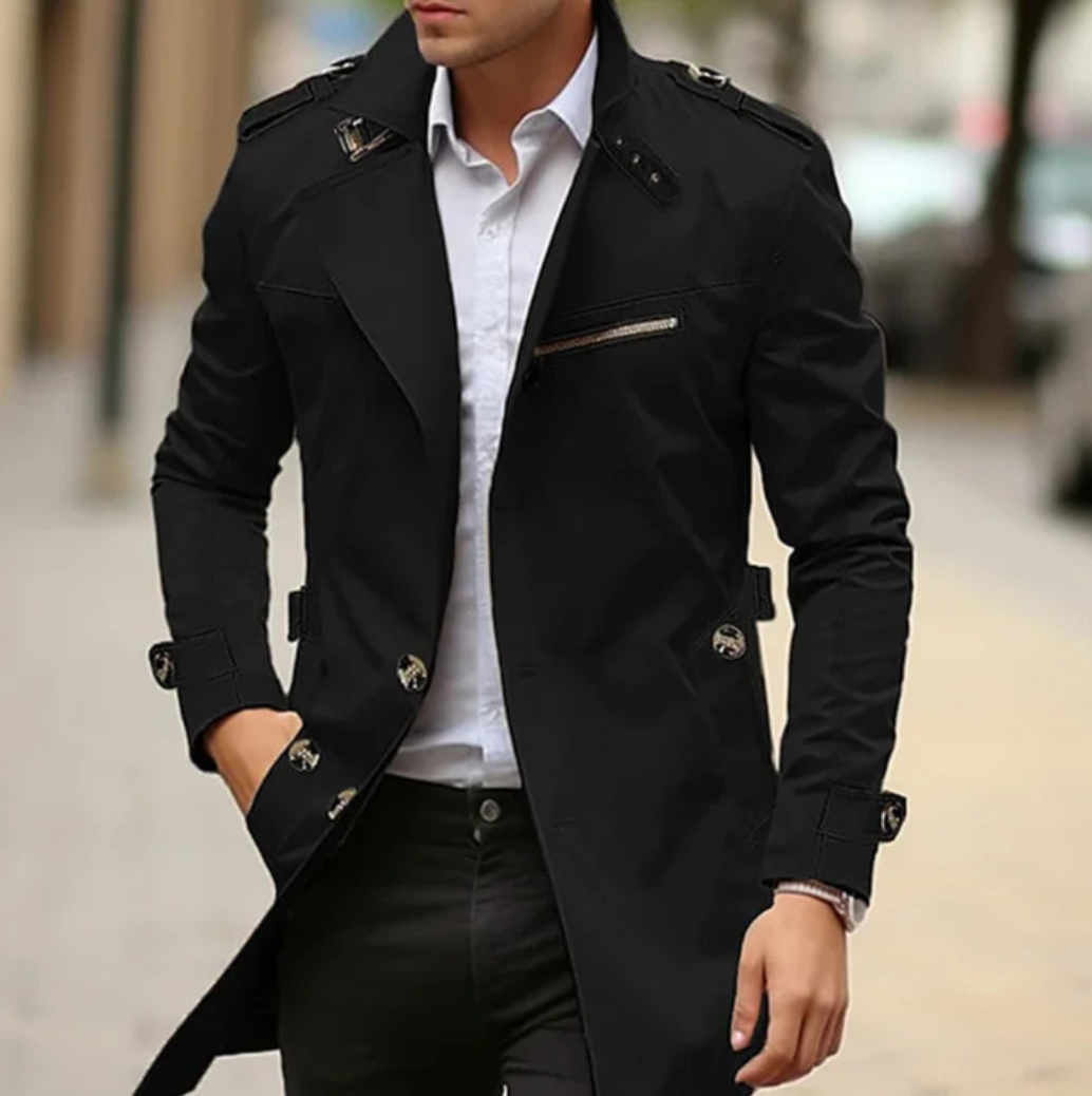Dario | Eleganter Frühlings-Trenchcoat für Herren