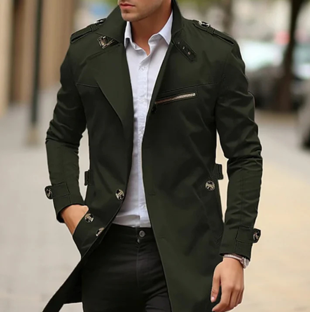 Dario | Eleganter Frühlings-Trenchcoat für Herren
