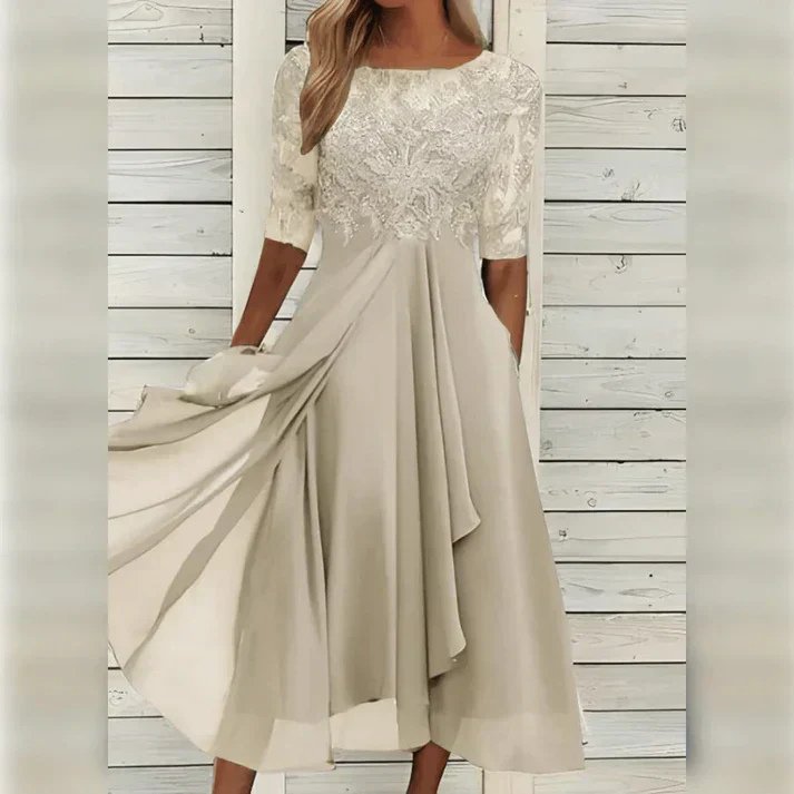 Clara | Elegantes Sommerkleid mit fließendem Stil