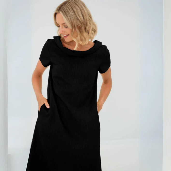 ALINA | Leichtes Leinen-Sommerkleid für Damen