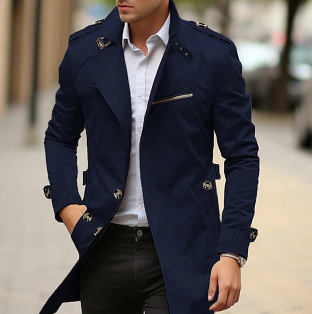 Dario | Eleganter Frühlings-Trenchcoat für Herren