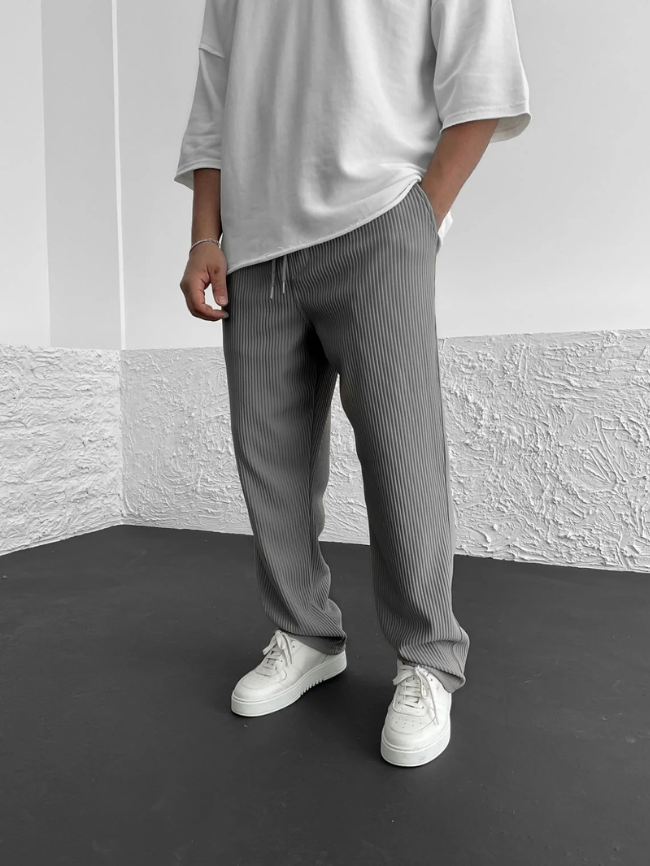 Julien | Weite modische Hose mit Stretchbund für Herren