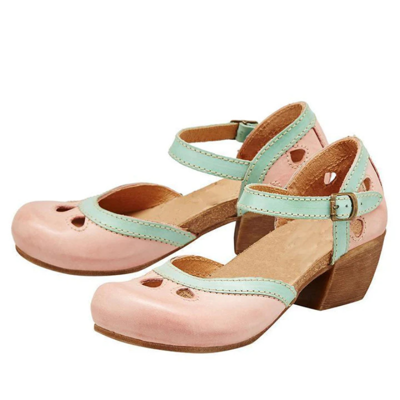 Leona | Bequeme Sandalen mit niedrigem Absatz