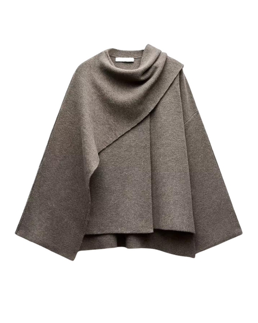 Nala | Eleganter Kapuzenumhang in Einheitsgröße
