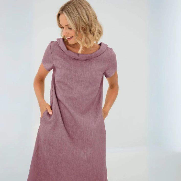 ALINA | Leichtes Leinen-Sommerkleid für Damen