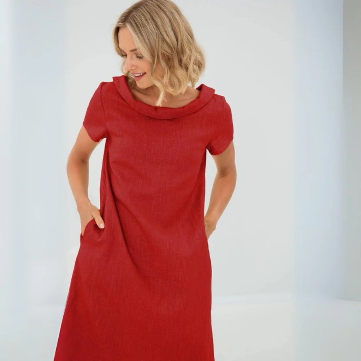 ALINA | Leichtes Leinen-Sommerkleid für Damen