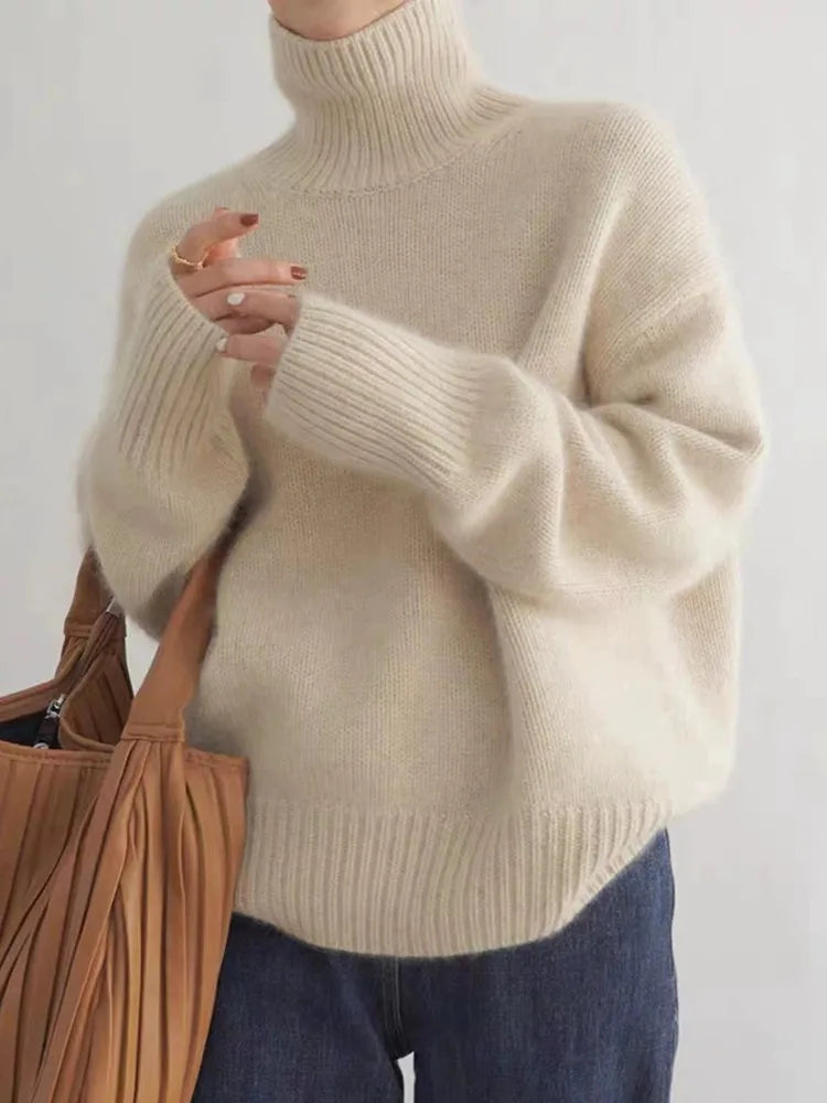 Arielle | Weicher Strick-Rollkragenpullover – Eleganz & Komfort vereint