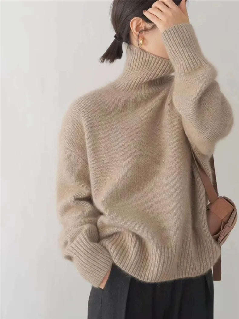 Arielle | Weicher Strick-Rollkragenpullover – Eleganz & Komfort vereint