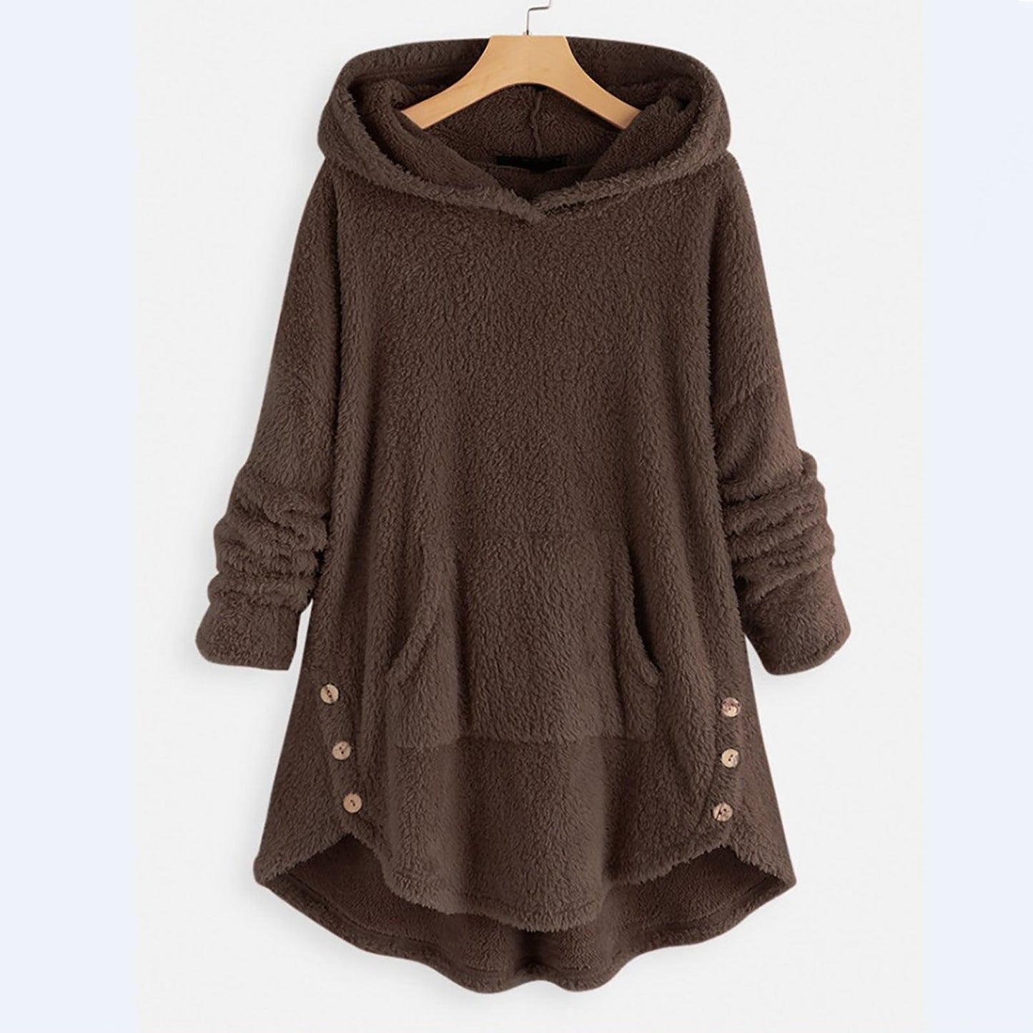 Maya | Kuscheliger Winterhoodie mit Kapuze für Damen