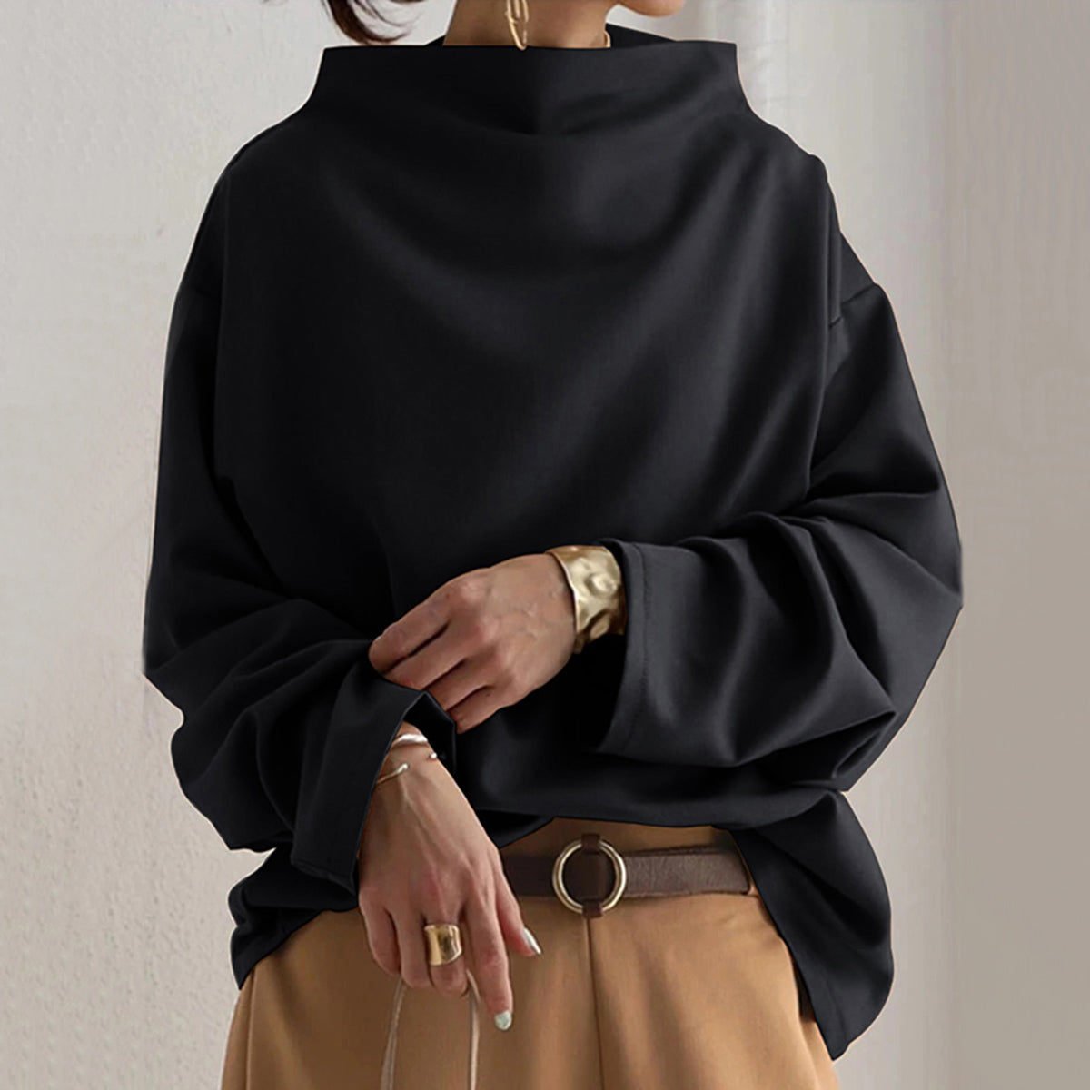 Noelle | Pullover mit hohem Kragen für elegante Winterlooks