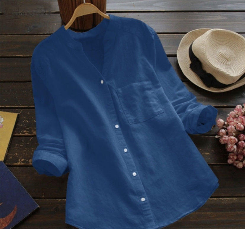 Ava | This Trendy Linen and Cotton Shirt for Women