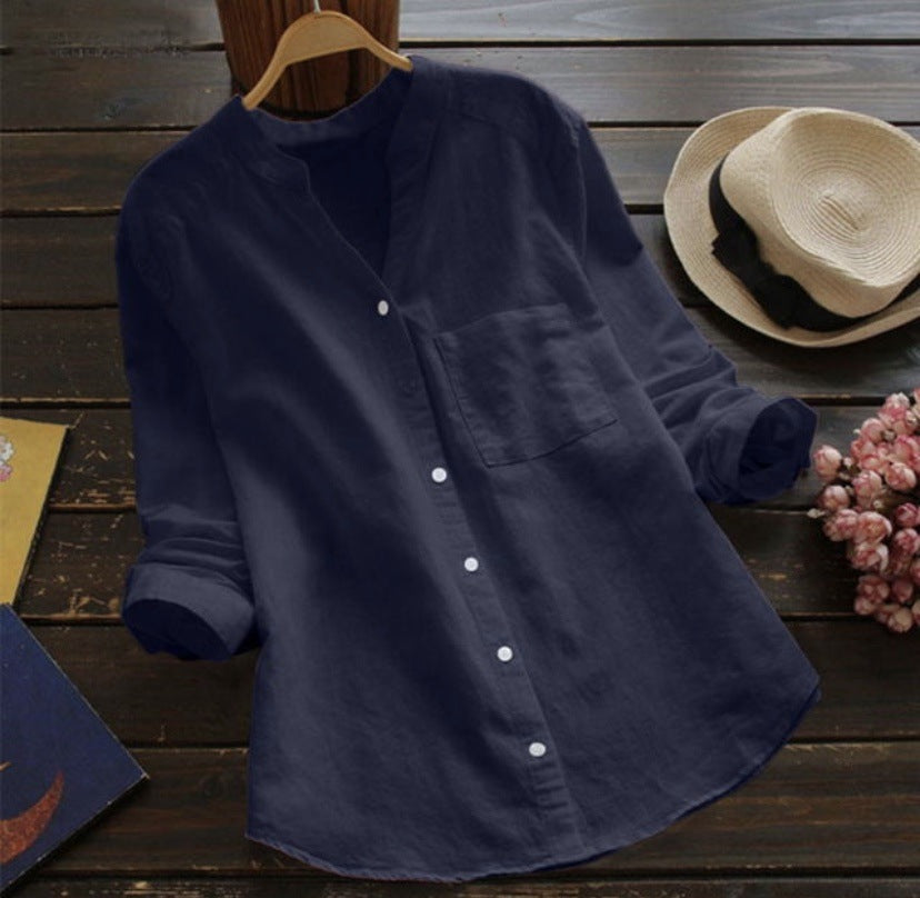 Ava | This Trendy Linen and Cotton Shirt for Women