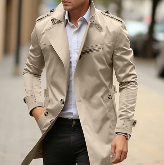 Dario | Eleganter Frühlings-Trenchcoat für Herren
