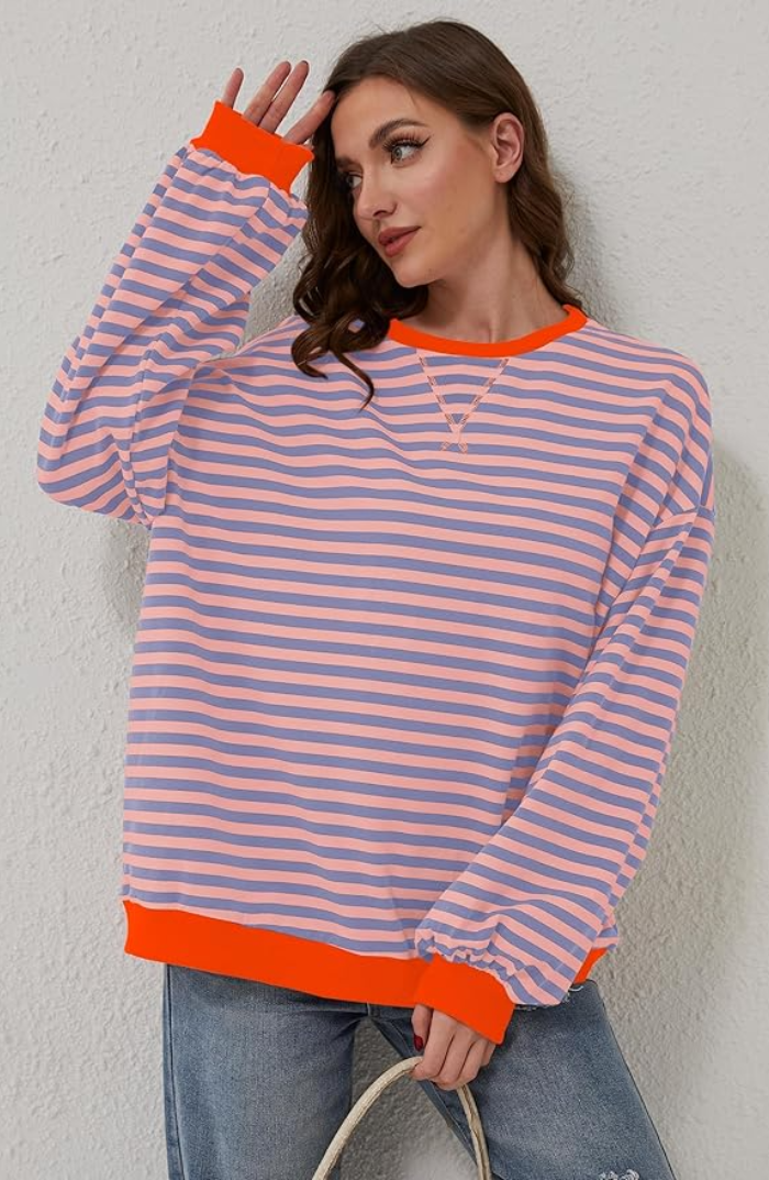 Charlotte | Relaxed Fit Striped Sweater for Women