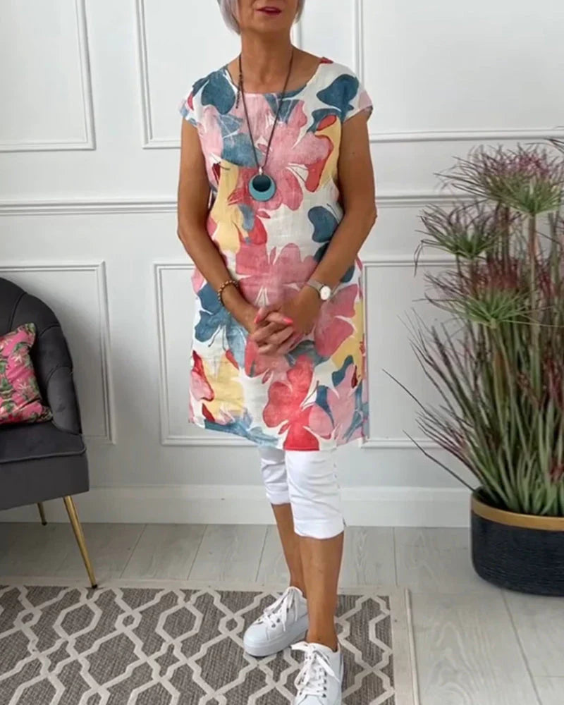 Charlotte | Elegant Long Blouse with Relaxed Fit