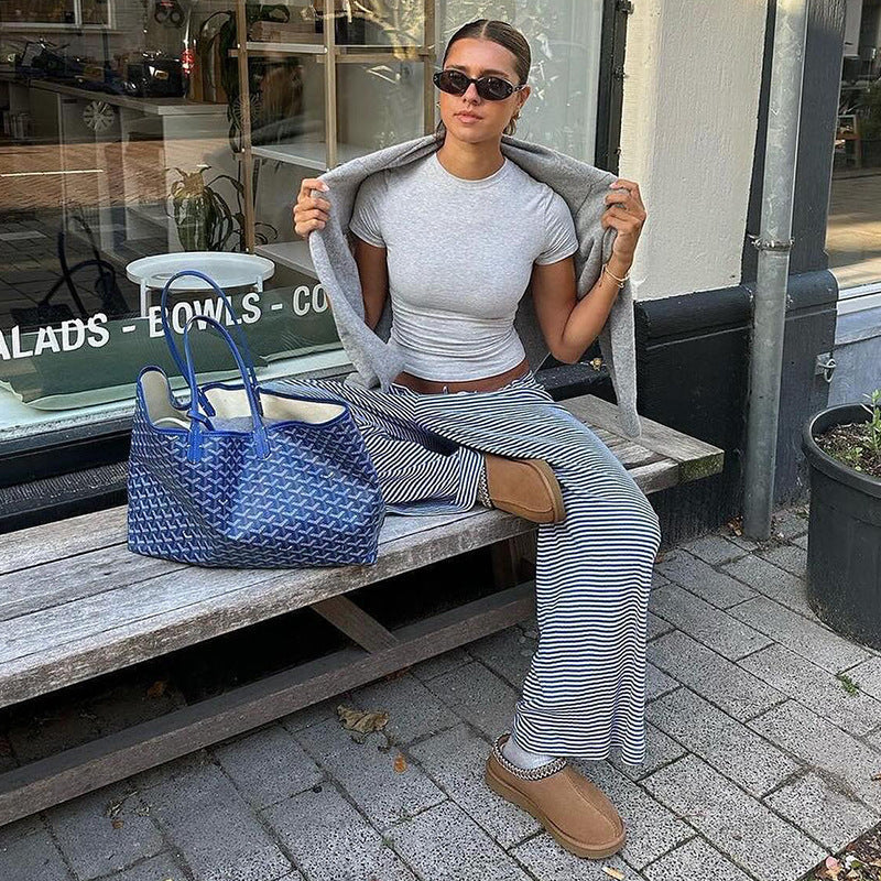 Ava | This Sleek Striped Pants for Casual Style