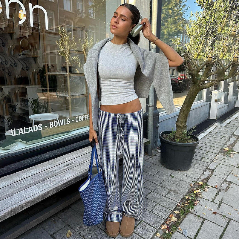 Ava | This Sleek Striped Pants for Casual Style
