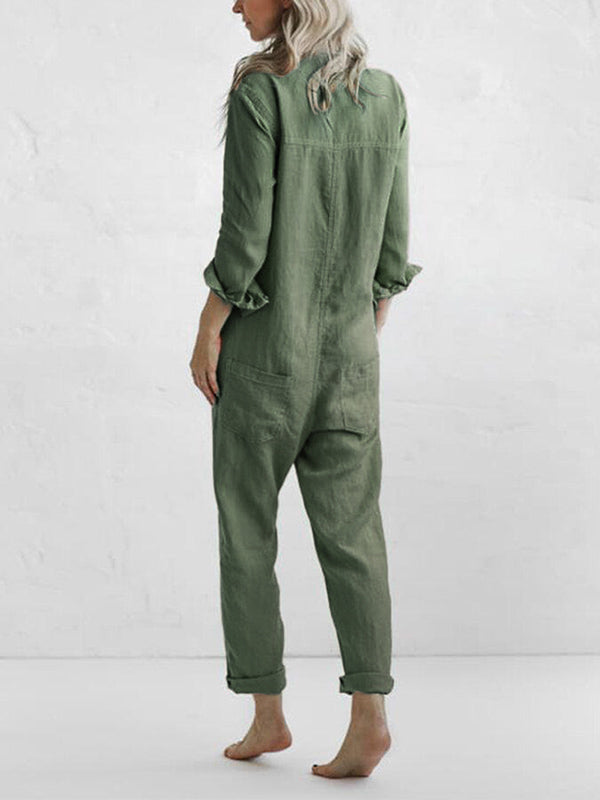 Charlotte | Women’s Linen Jumpsuit for Warm Weather