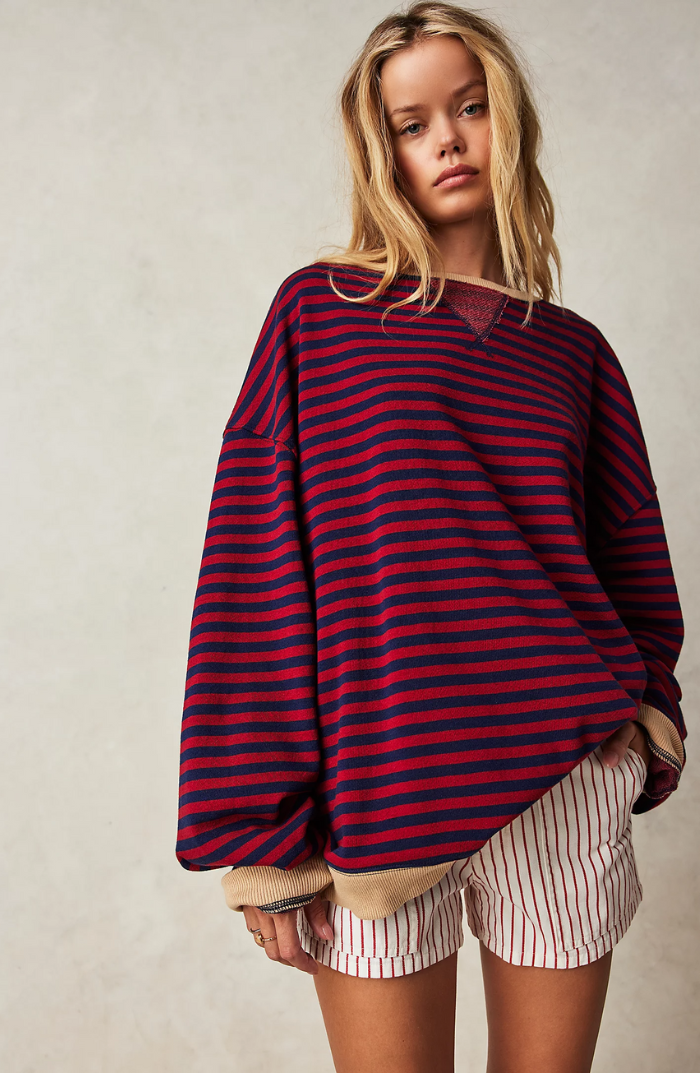 Charlotte | Relaxed Fit Striped Sweater for Women