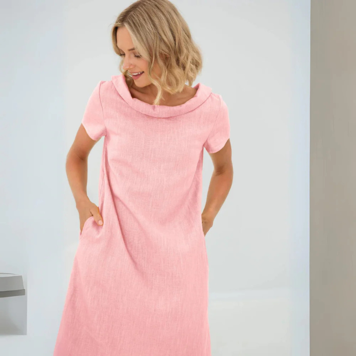 ALINA | Leichtes Leinen-Sommerkleid für Damen