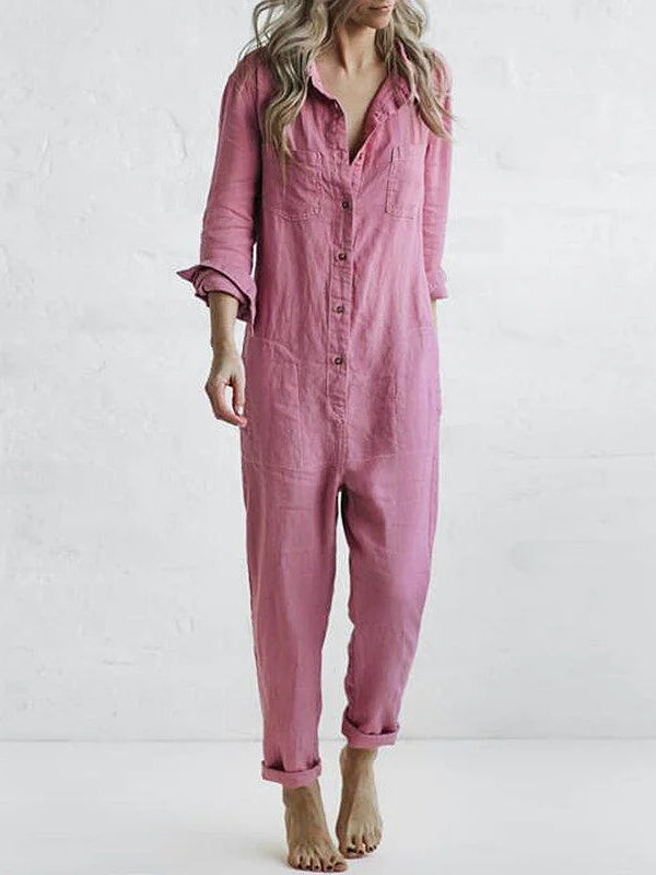 Charlotte | Women’s Linen Jumpsuit for Warm Weather
