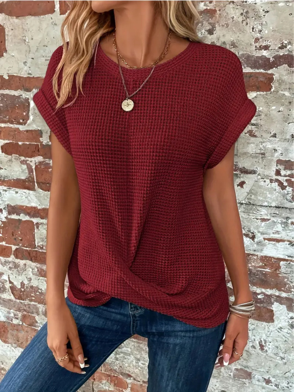 Marlene | Lässiges T-Shirt mit kurzen Ärmeln