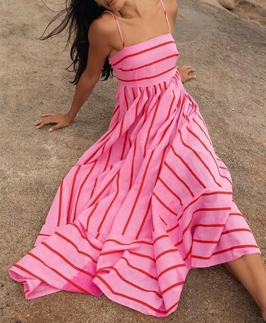 Maya | This Stylish Sunset Vibes Maxi Dress for Summer