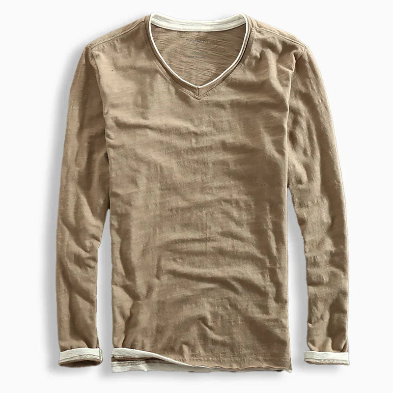 Matthew | Comfortable Long-Sleeve Shirt in Cotton