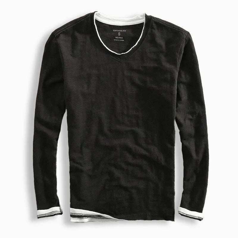 Matthew | Comfortable Long-Sleeve Shirt in Cotton