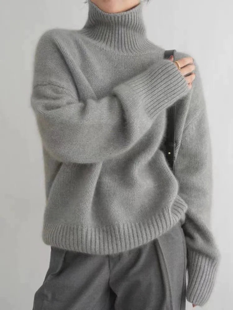 Arielle | Weicher Strick-Rollkragenpullover – Eleganz & Komfort vereint