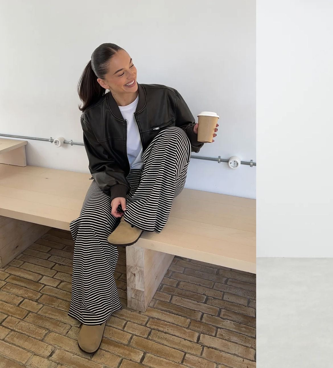 Ava | This Sleek Striped Pants for Casual Style