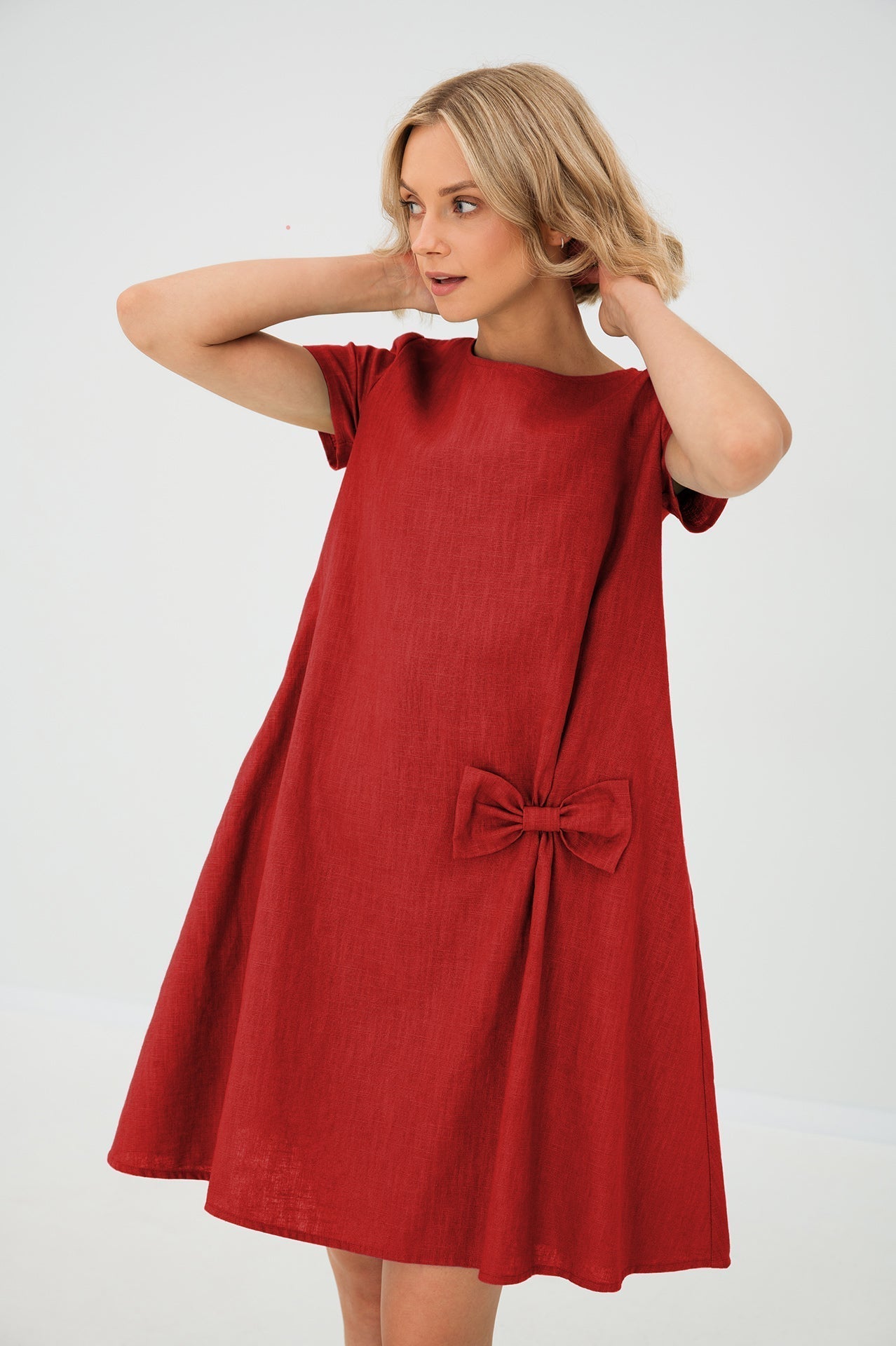 Sophia | Lightweight Linen Summer Dress – Summer Kiss