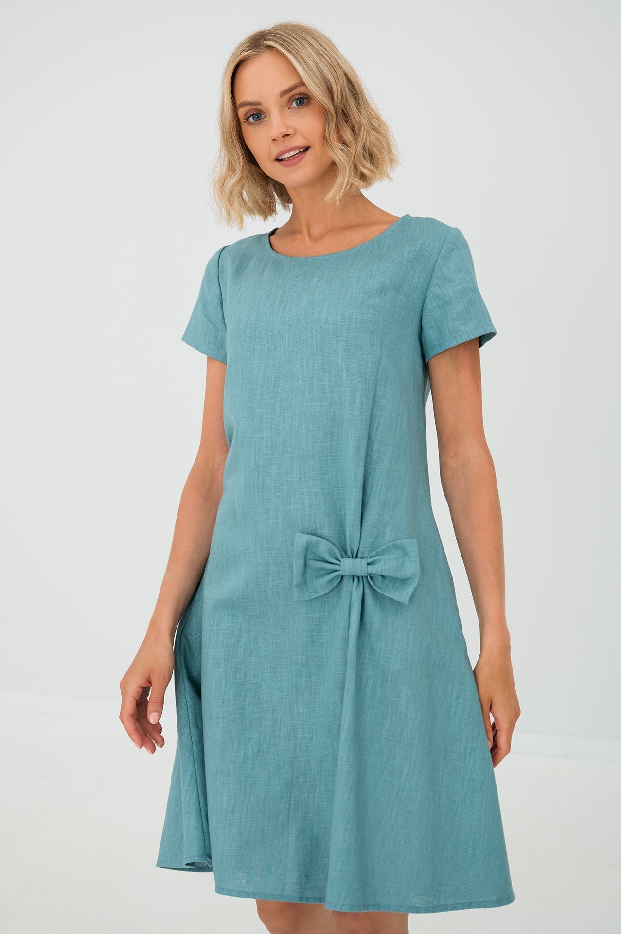Sophia | Lightweight Linen Summer Dress – Summer Kiss
