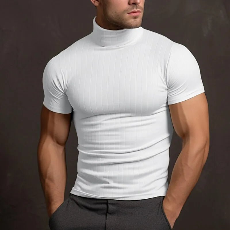 Liam | Apex Fitted Turtleneck Tee