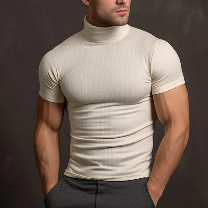Liam | Apex Fitted Turtleneck Tee