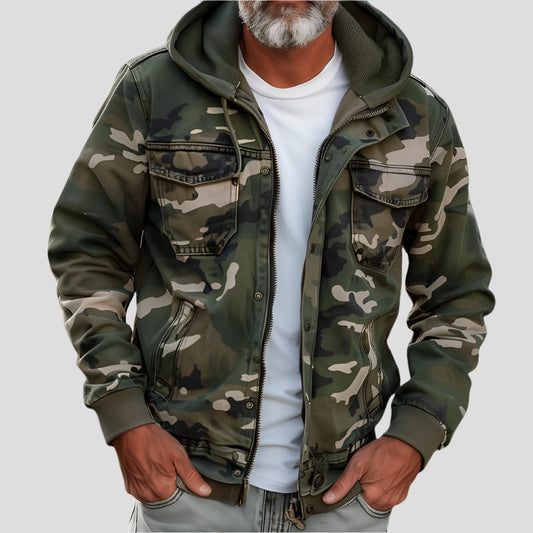 Ethan | Cargo Hoodie Jacket with Multiple Pockets