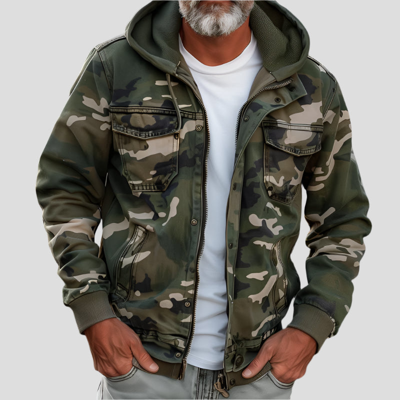 Ethan | Cargo Hoodie Jacket with Multiple Pockets