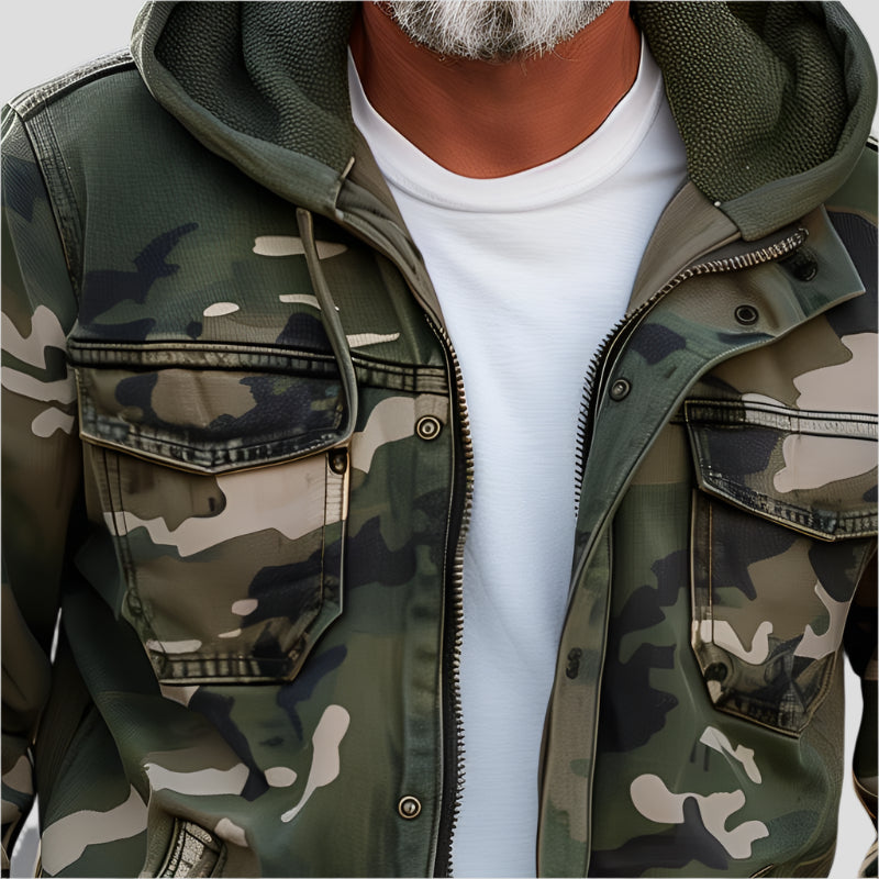 Ethan | Cargo Hoodie Jacket with Multiple Pockets