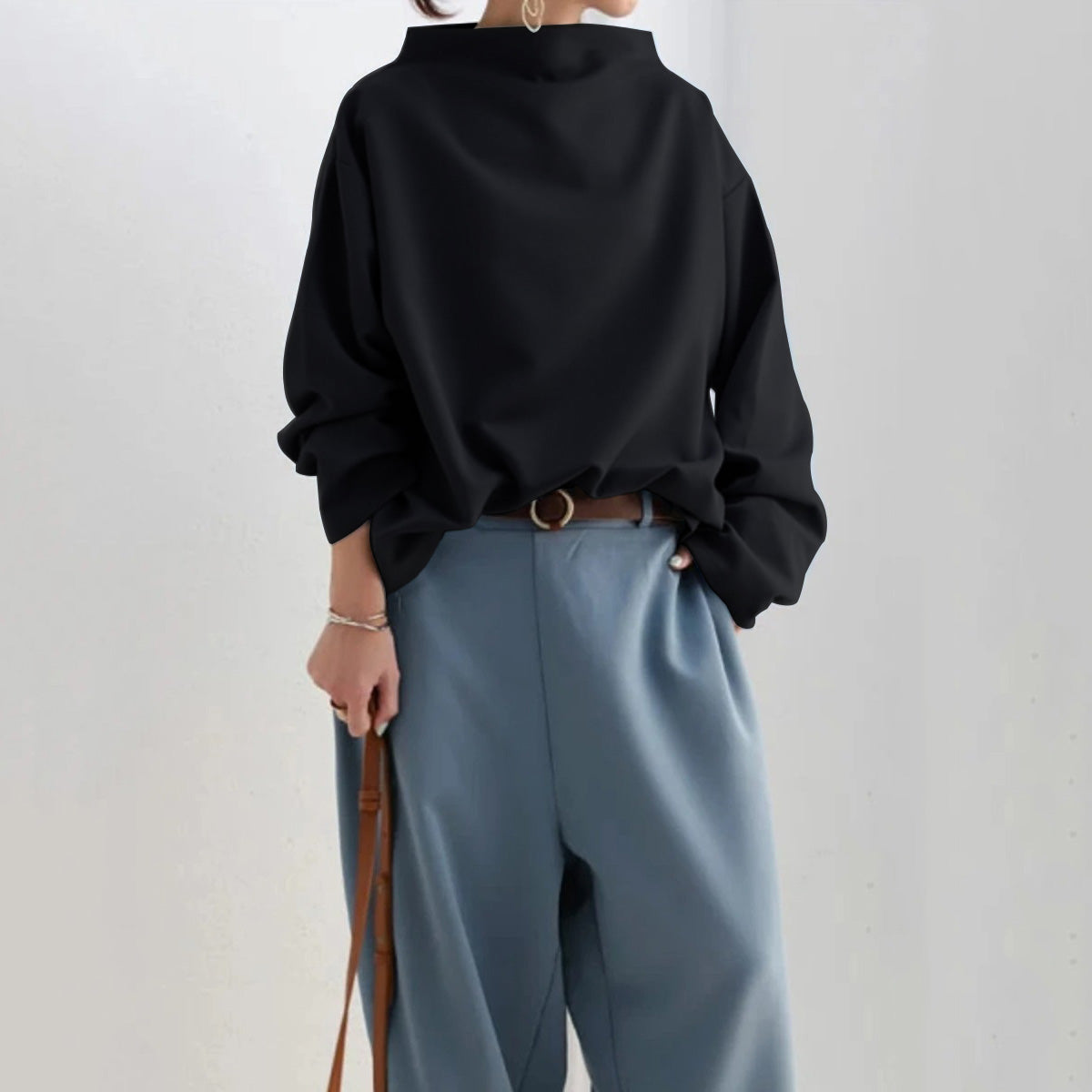 Noelle | Pullover mit hohem Kragen für elegante Winterlooks