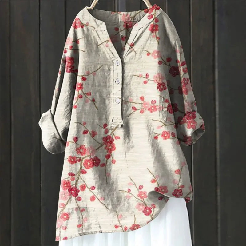 Harper | Flowing Floral Blouse with Comfortable Fit