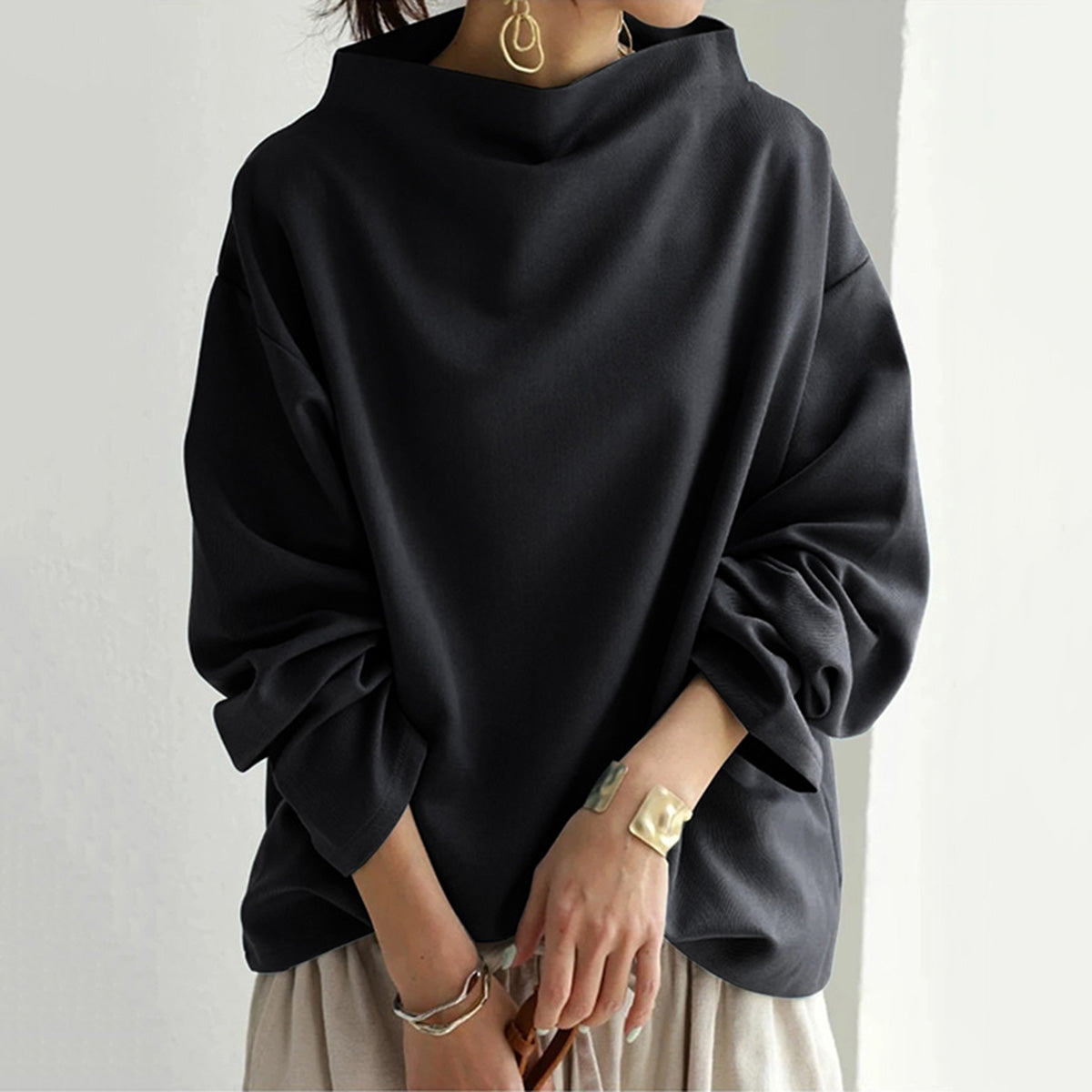 Noelle | Pullover mit hohem Kragen für elegante Winterlooks